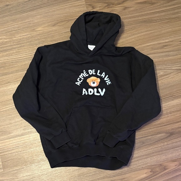 ACME Other - ACME Black Hoodie with Teddy Bear Design
